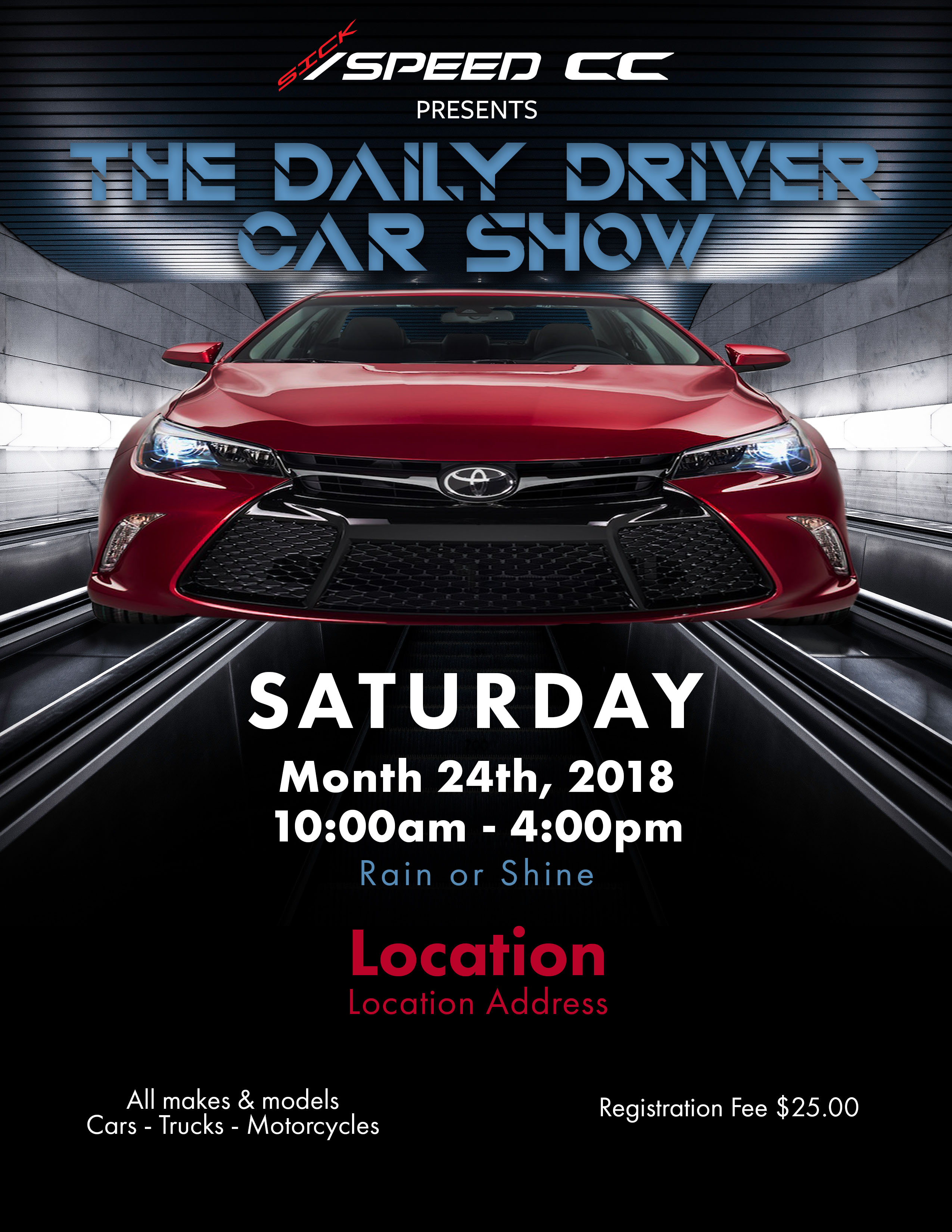 Sick-Speed Car Club Mock Car Show